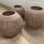 Load image into Gallery viewer, Carved Coconut Shell Pots
