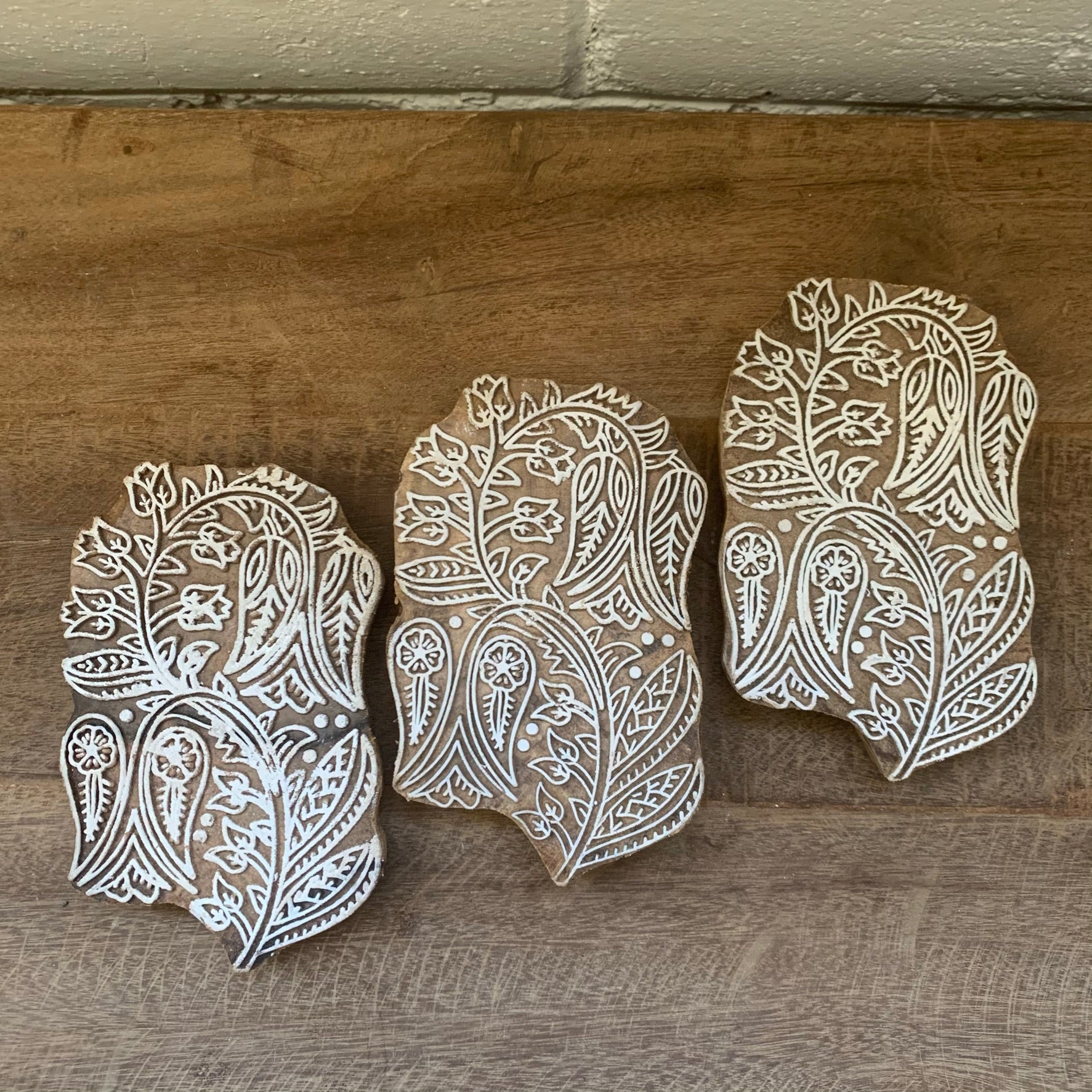 Wood Block Print Stencil
