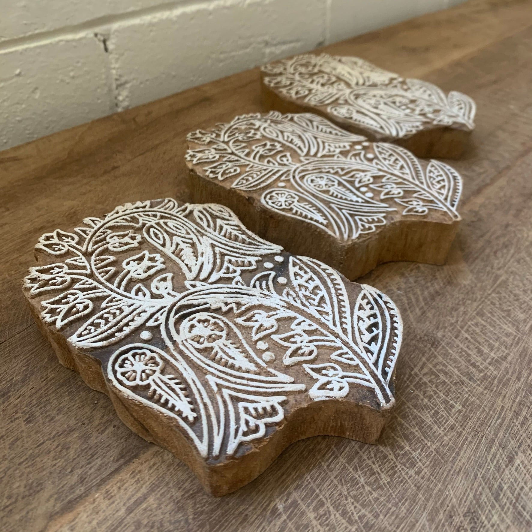 Wood Block Print Stencil