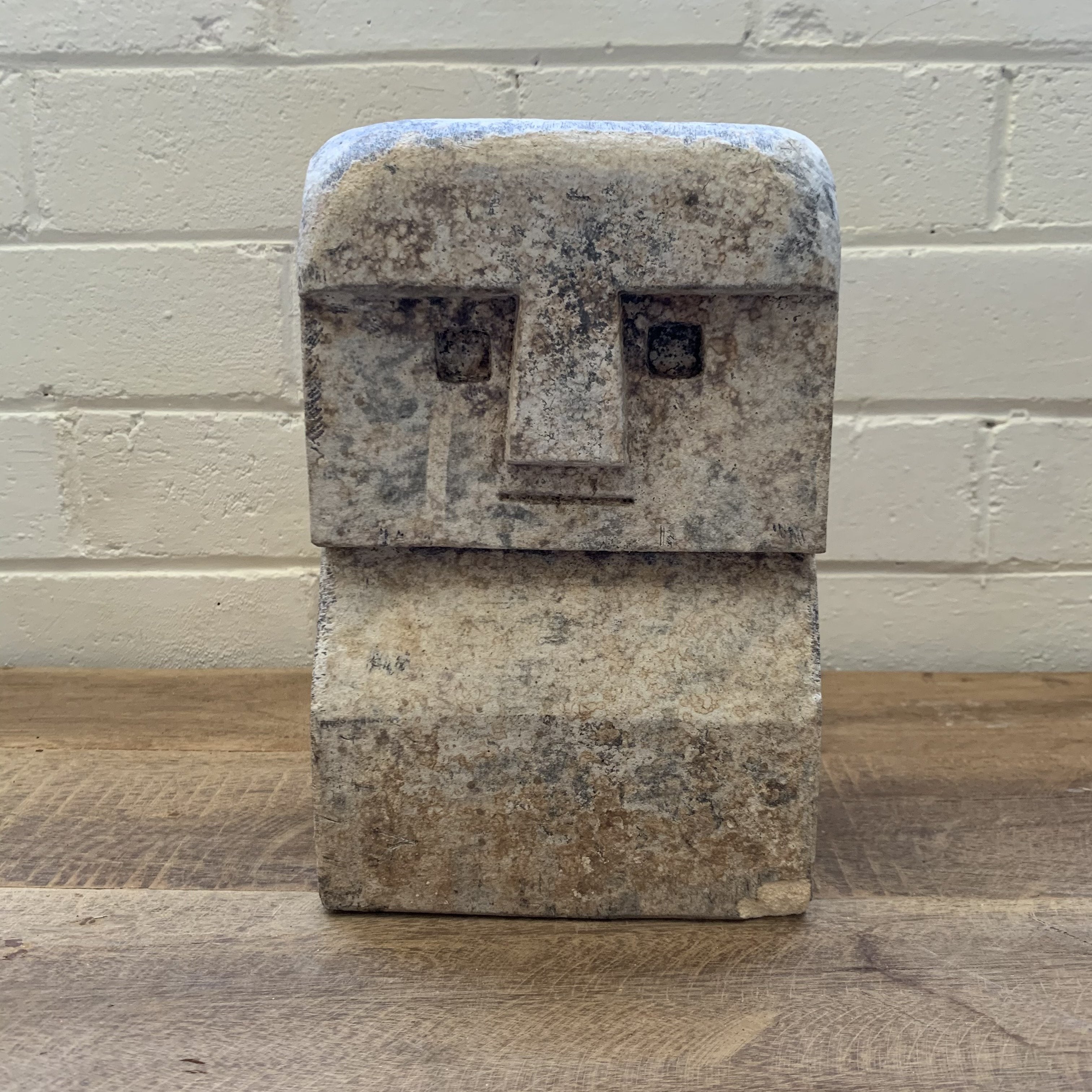Zumba Stone Block Statue