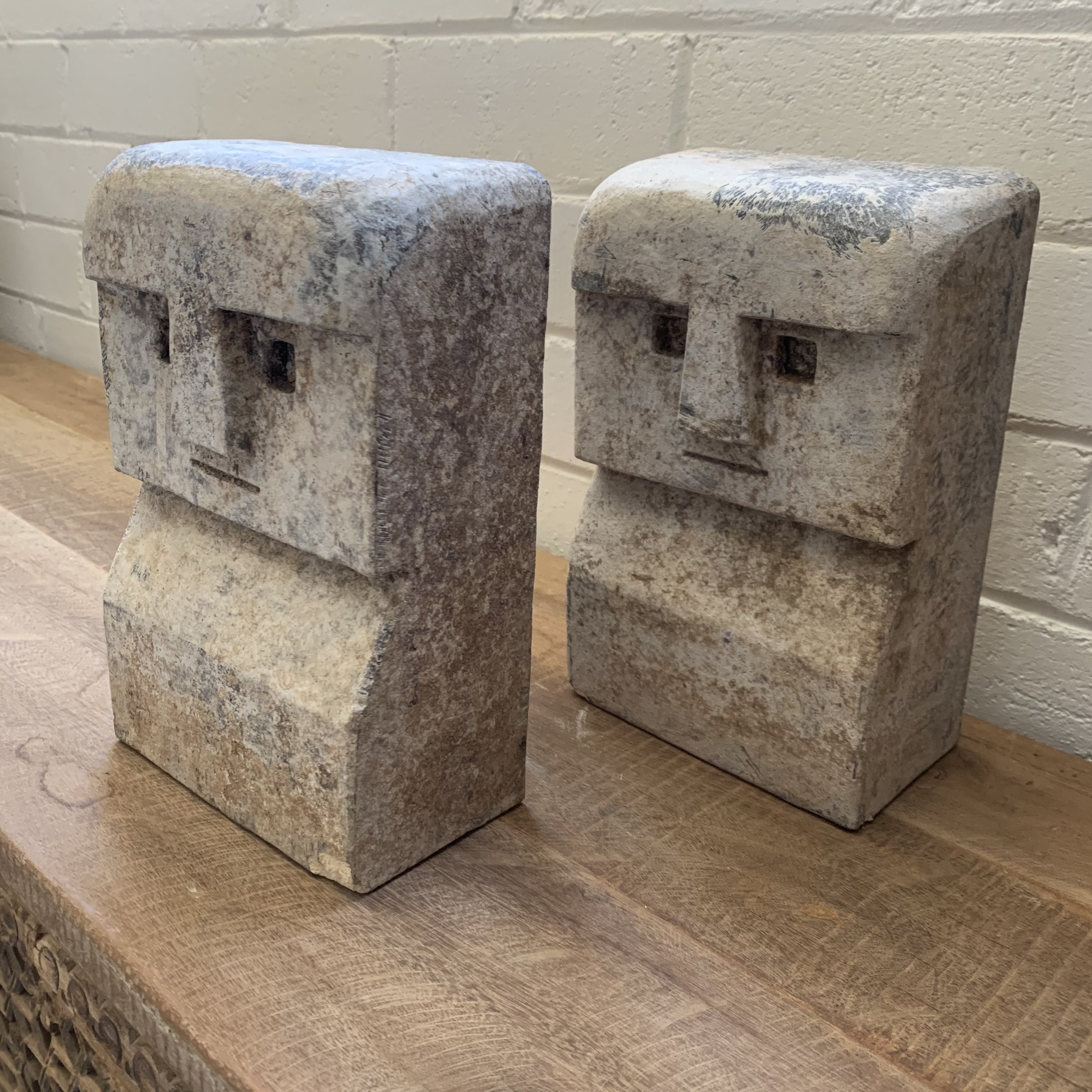 Zumba Stone Block Statue