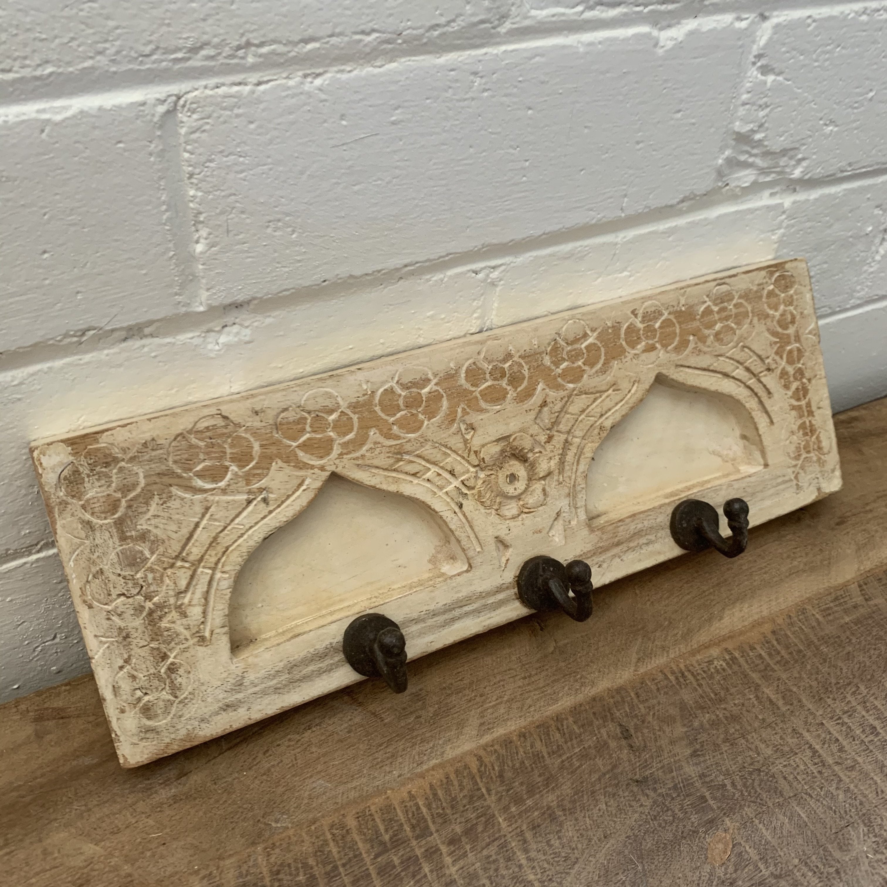 Wood Coat Rack 35cm