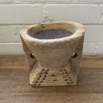 Load image into Gallery viewer, Wood pillar candle holder
