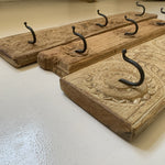 Load image into Gallery viewer, Wood triple coat hook
