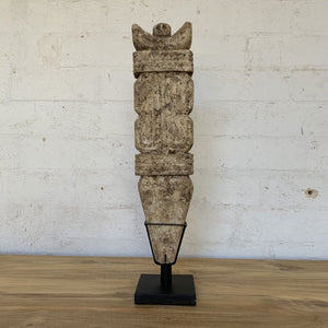 Stone Pillar Carving on Stand