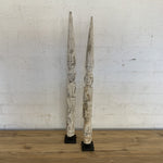 Load image into Gallery viewer, Wood Statue White Wash
