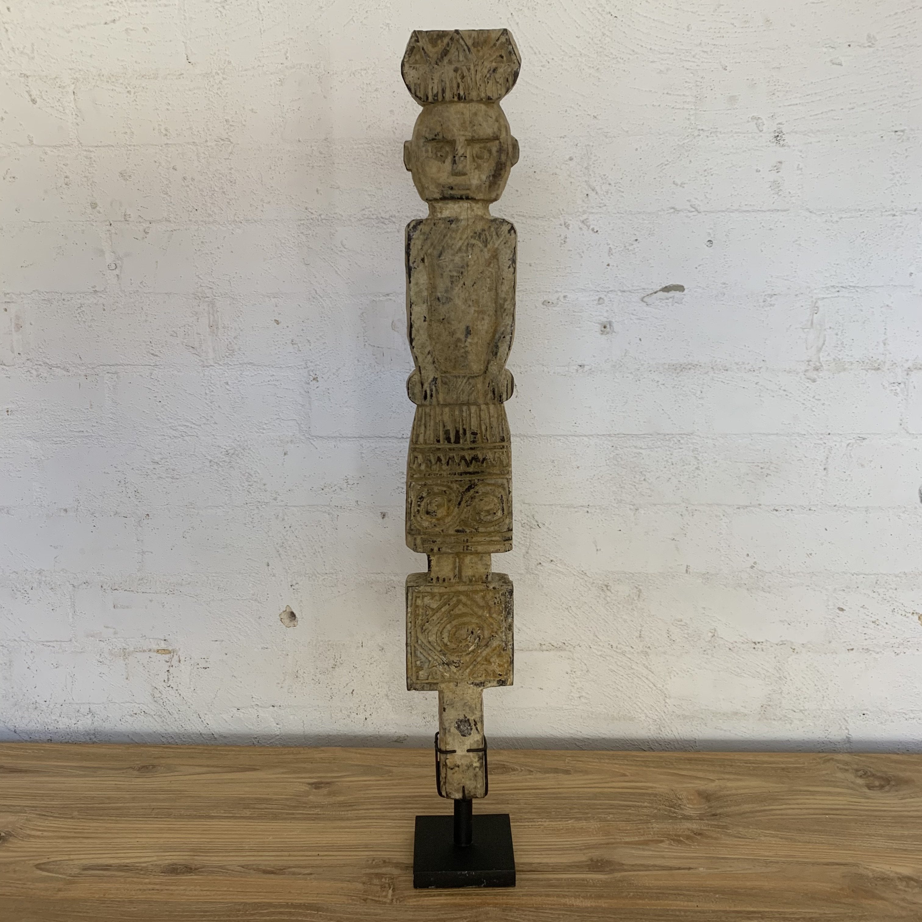 Wood Statue Rustic