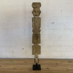 Wood Statue Rustic