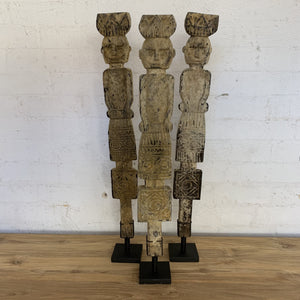 Wood Statue Rustic