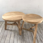 Load image into Gallery viewer, Wood Stool 50cm Low
