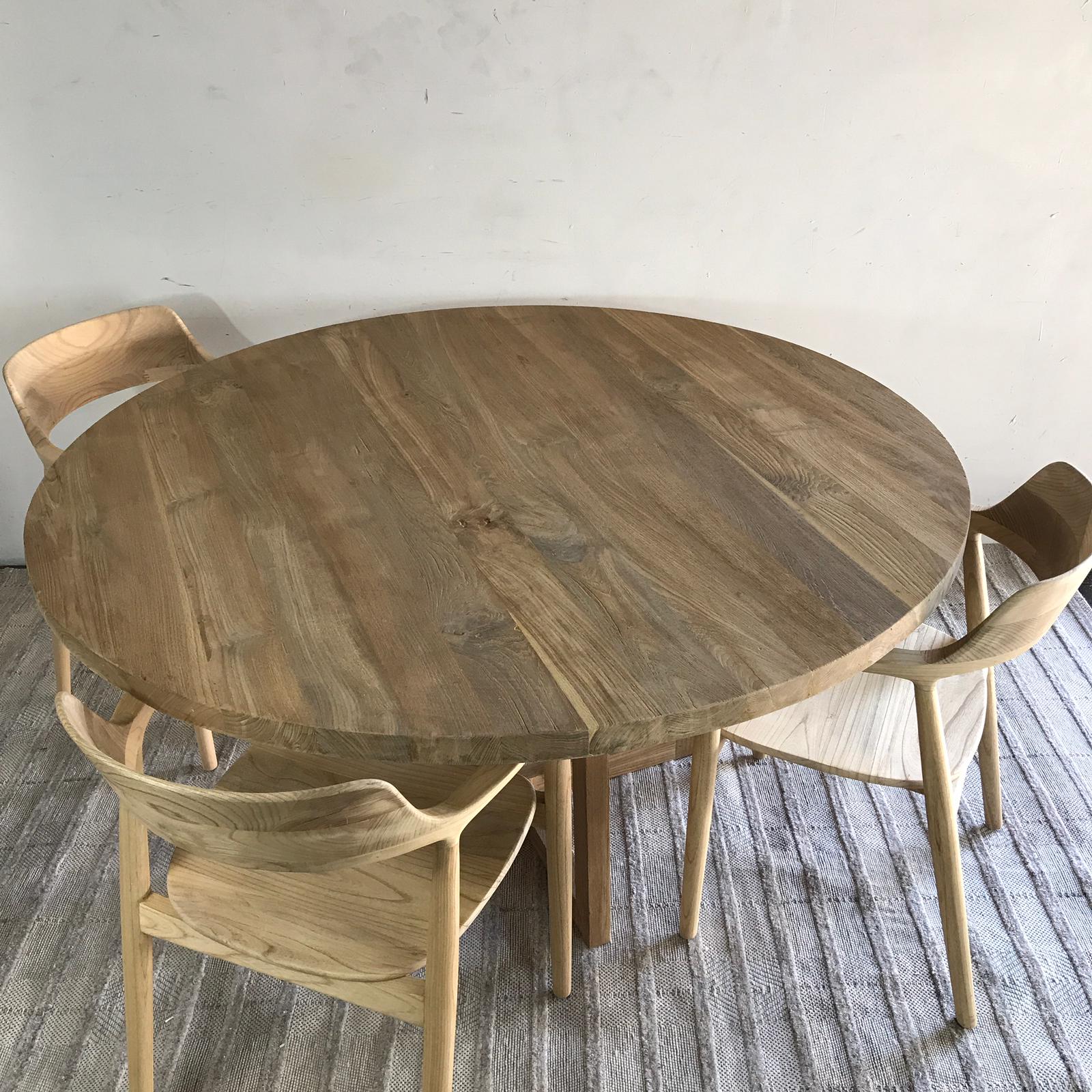 Wood Dining Table Round