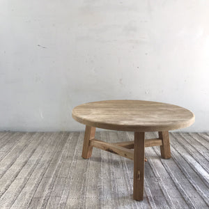 Wood Stool 50cm Low