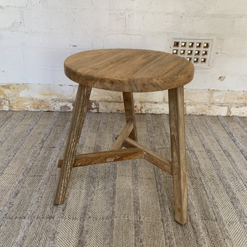 Wood Stool 35cm