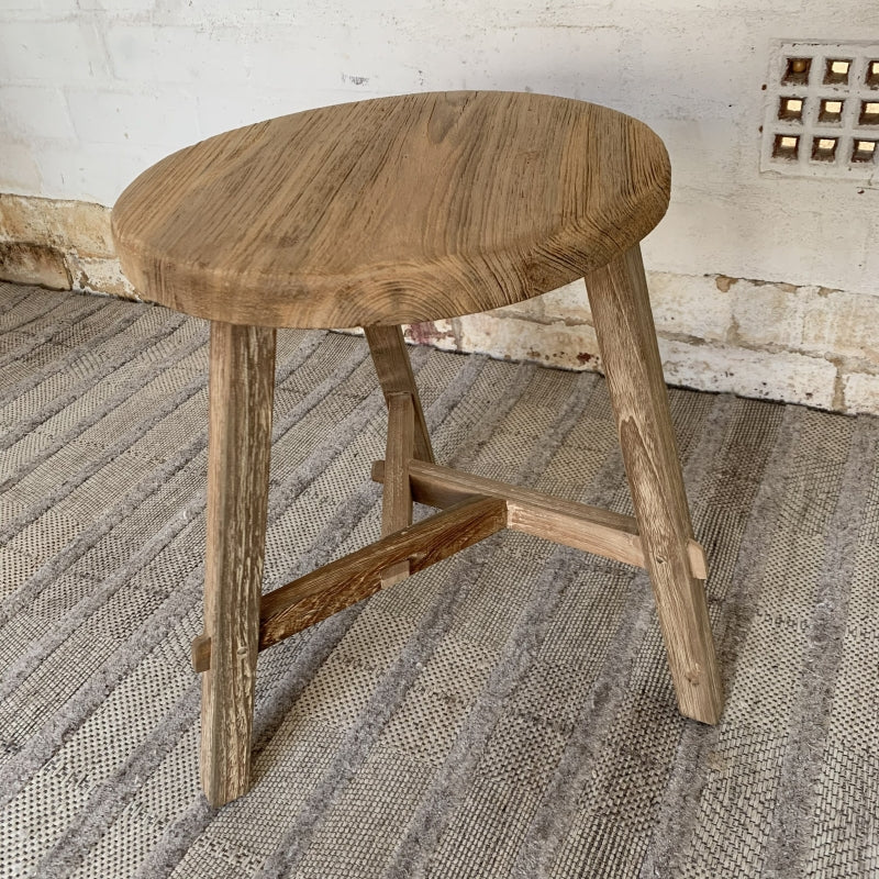 Wood Stool 35cm
